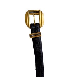 Gorgeous Black and Gold Belt